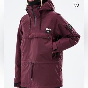 Dope ski pull over - maroon XL